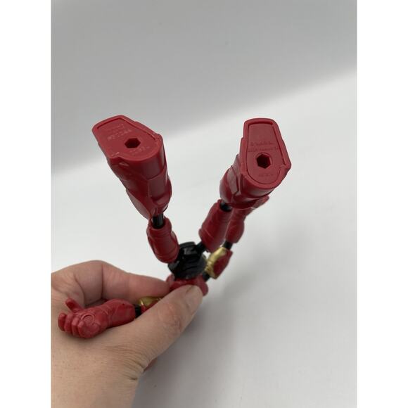 Marvel Hasbro Avengers Iron Man Bend & Flex 2019 Gold Red Action Figure 6" toy - Picture 7 of 7